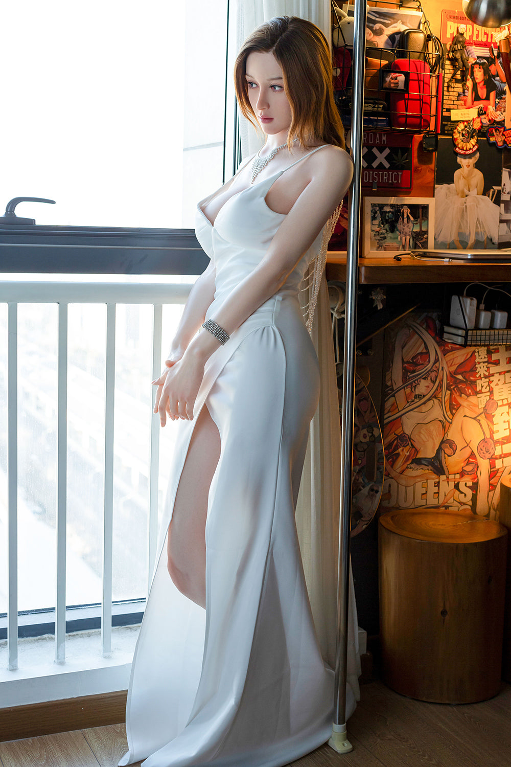 170cm/5ft7 C-Cup Tall Super Real Silicone Sex Doll - GE07_1 Fair