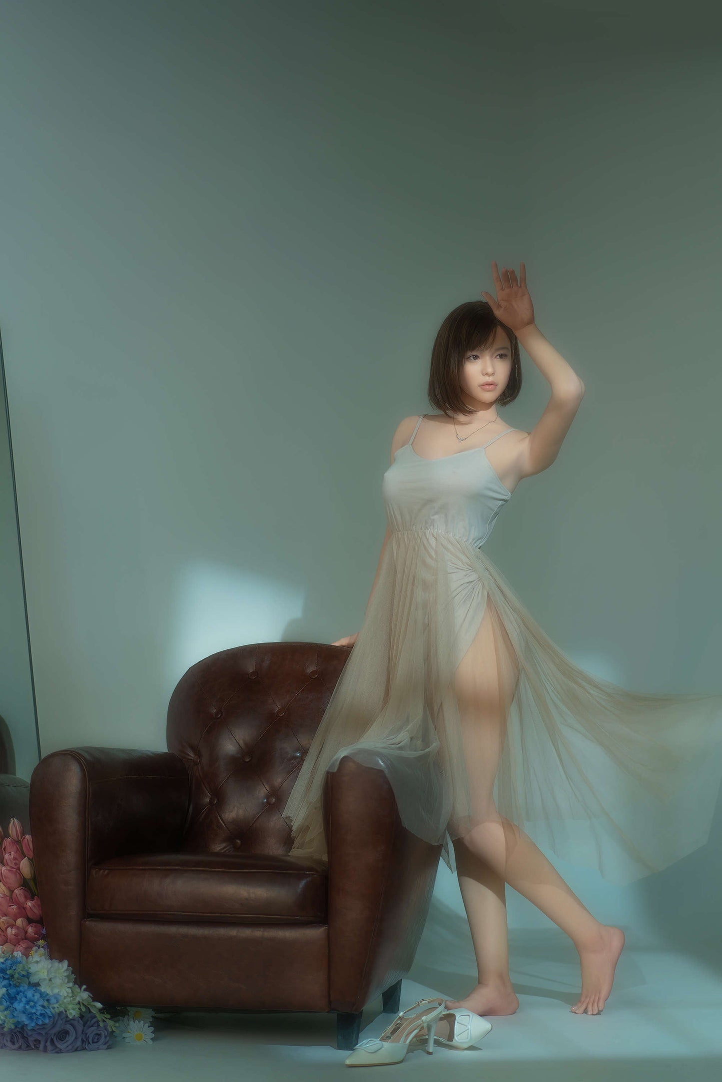 170cm/5ft7 C-Cup Asian Lifelike Silicone Sex Doll - GE124_1 Fair