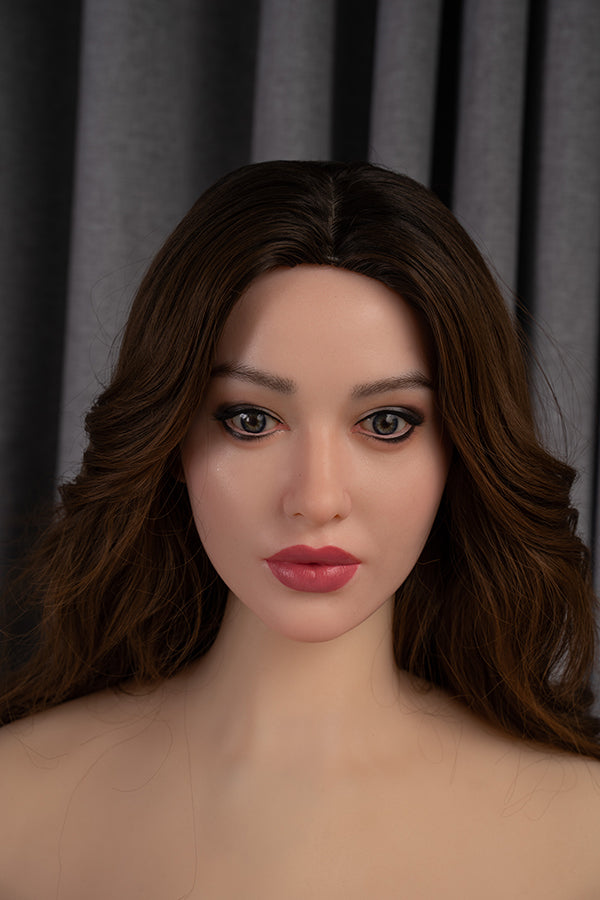 X 165cm/5ft5 F-cup Big Breast Silicone Head Sex Doll – GE45