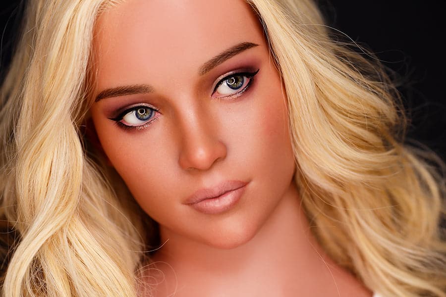 170cm/5ft7 C-Cup Sexy Blonde Model Silicone Sex Doll - GE46_4 Tan