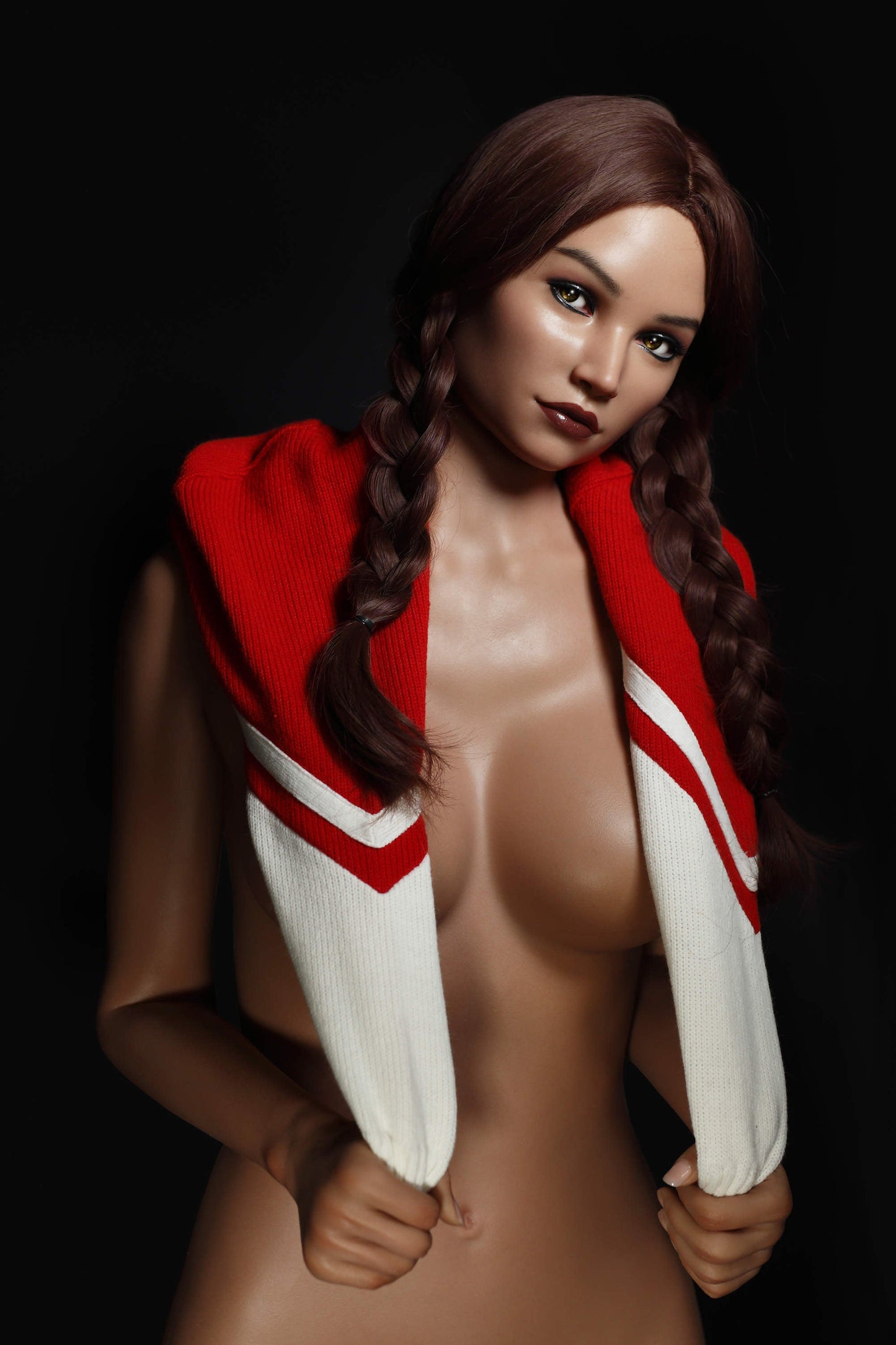 170cm/5ft7 C-Cup Tall Latina Super Real Silicone Sex Doll - GE50_1 Tan