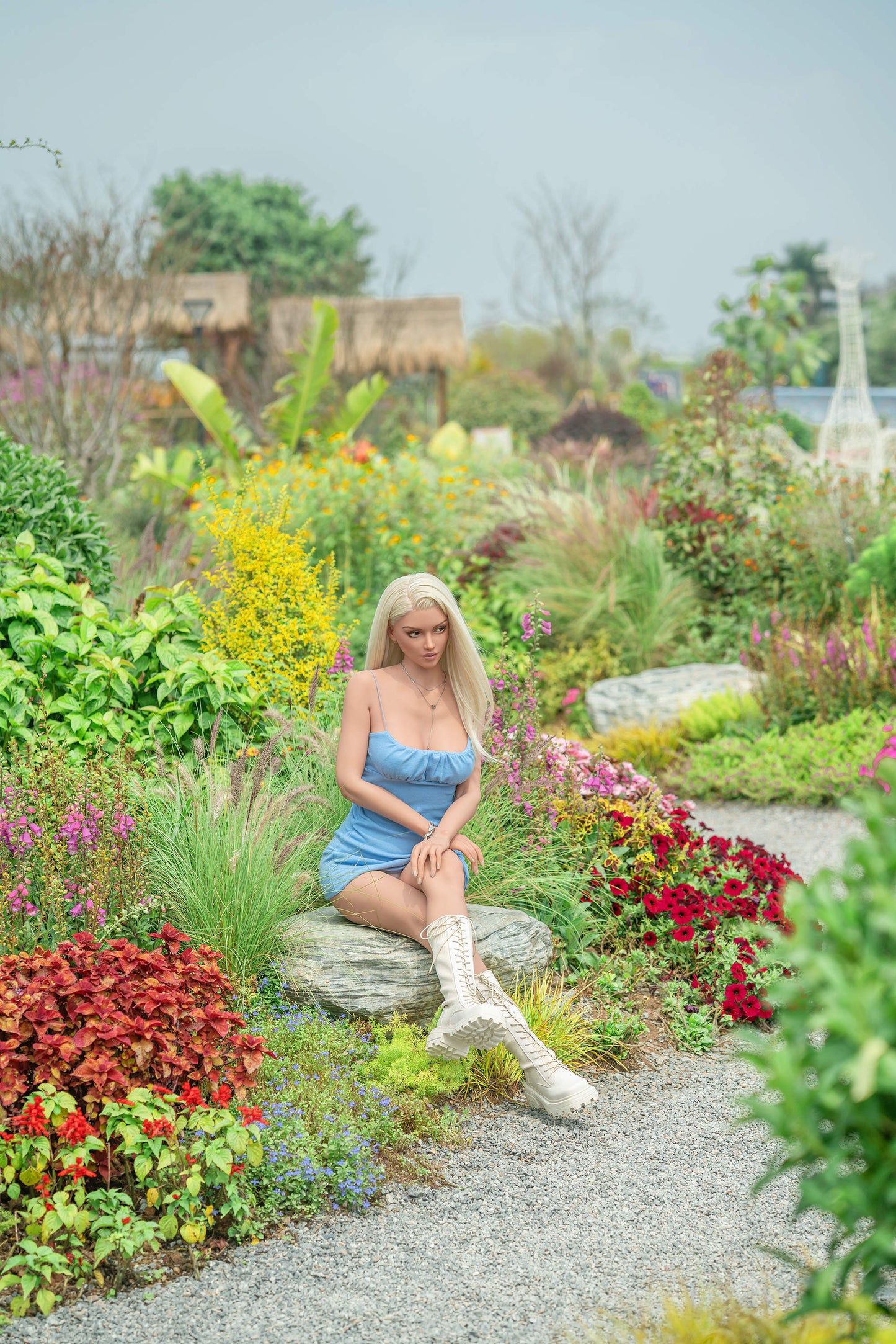 170cm/5ft7 C-Cup High-End Tall Silicone Lady Sex Doll - GE53_3 Tan