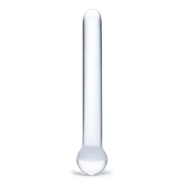 Straight Glass Dildo 7"