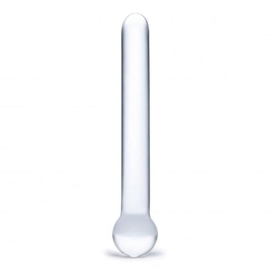 Straight Glass Dildo 7"