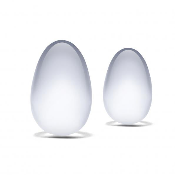 Glass Yoni Eggs 2 pc Set