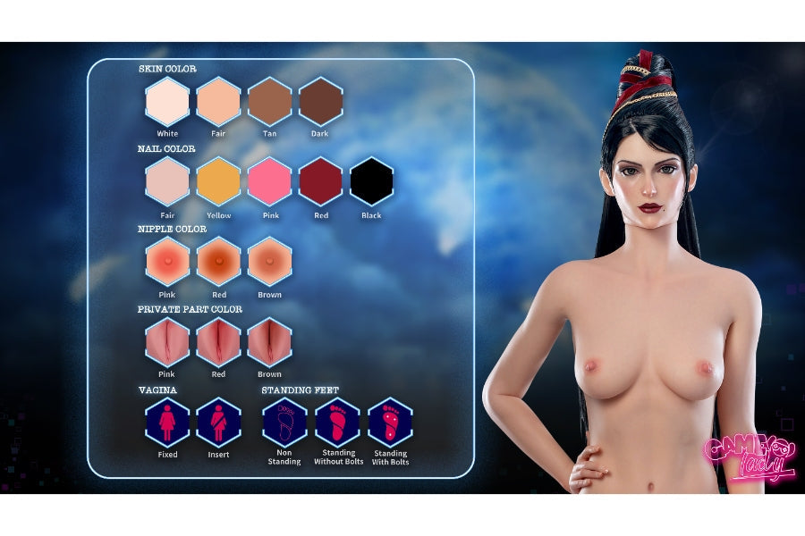 170cm/5ft7 B-cup Silicone Sex Doll - Lady No.32_1 Bayonetta Fair