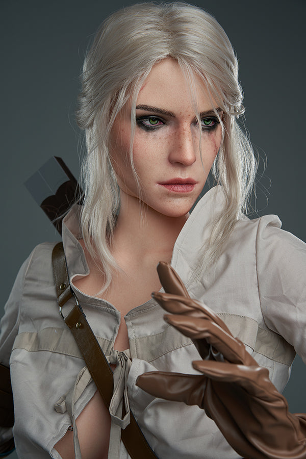 168cm/5ft6 E-cup Game Hyper Realistic Silicone Witcher3 Ciri Sex Doll