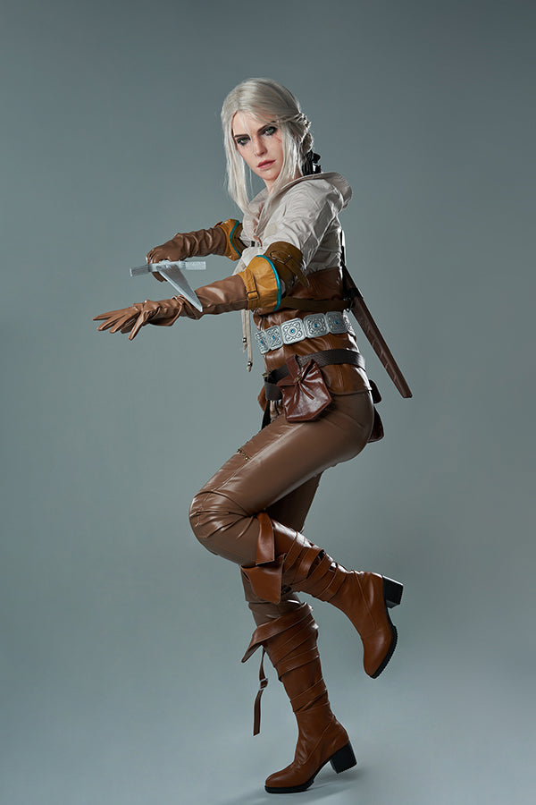 168cm/5ft6 E-cup Game Hyper Realistic Silicone Witcher3 Ciri Sex Doll