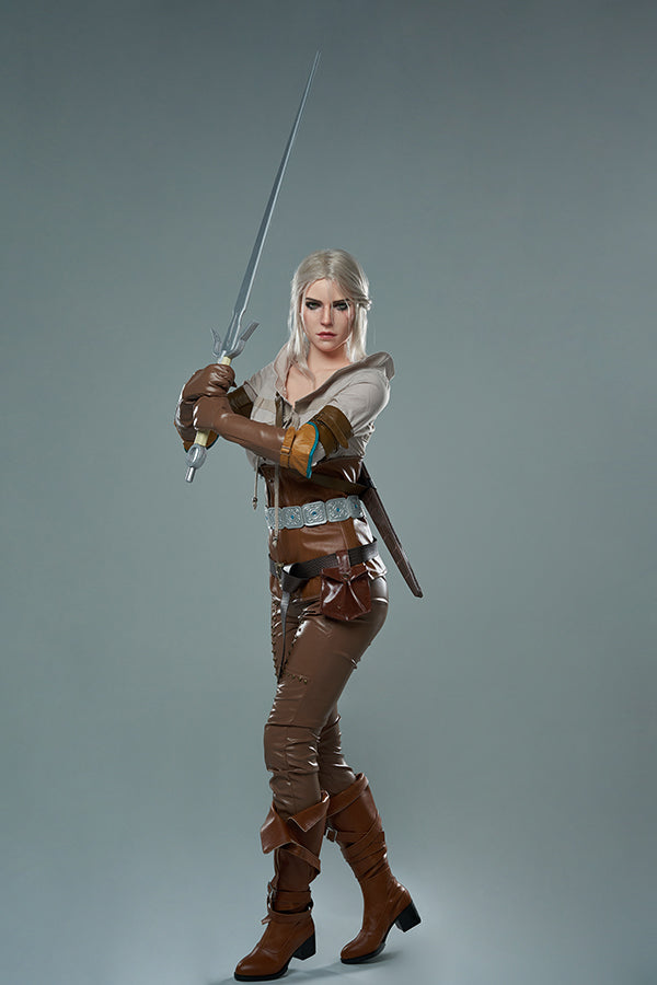 168cm/5ft6 E-cup Game Hyper Realistic Silicone Witcher3 Ciri Sex Doll