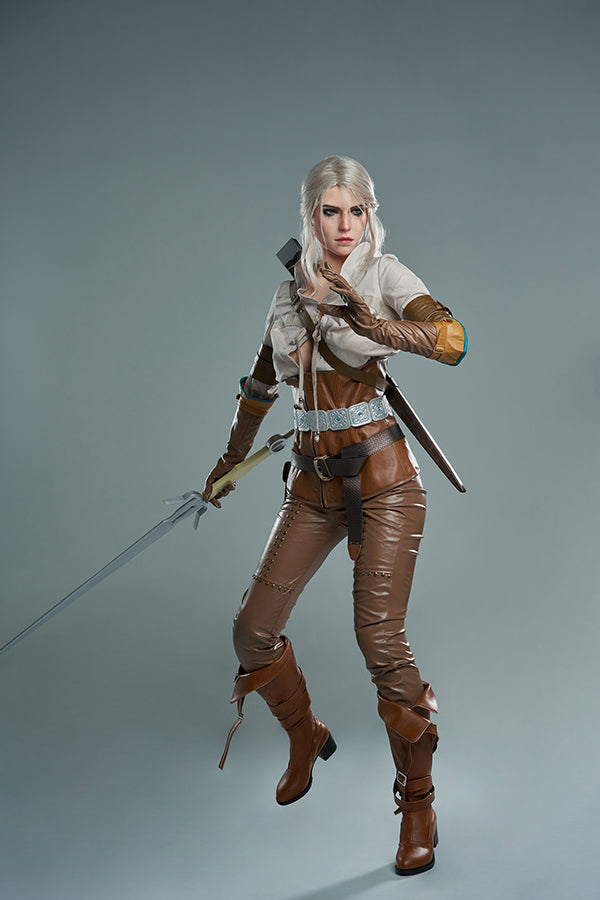 168cm/5ft6 E-cup Game Hyper Realistic Silicone Witcher3 Ciri Sex Doll