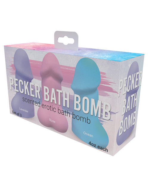 Bombe de bain Pecker - Paquet de 3