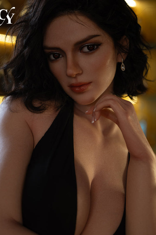 US In Stock - 176cm/5ft9 E-Cup Real Skin Textured Silicone Sex Doll - Hannah