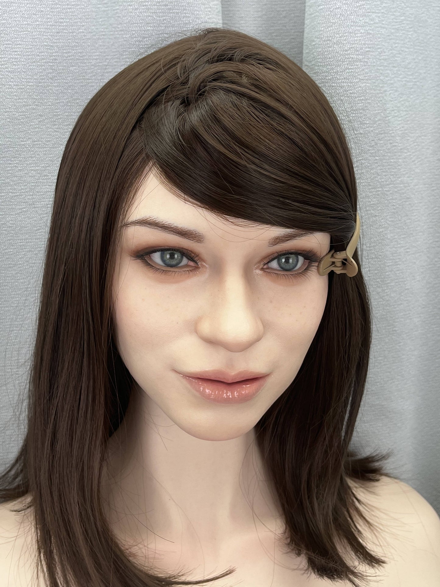 [BLD & Fanreal Co-Production] 175cm/5ft9 AA-cup First Love Girlfriend Silicone Skinny Love Doll - Emily