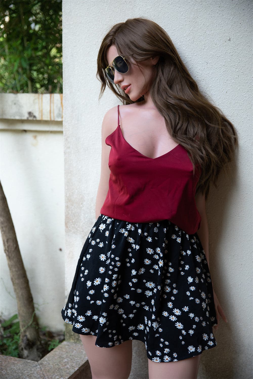 165cm/5ft5 D-Cup Beautiful Silicone Head Sex Doll-Xabelle