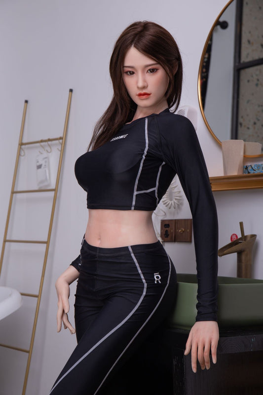 US In Stock - 170cm/5ft7 D-cup Japanese Silicone Head Sex Doll - Mina