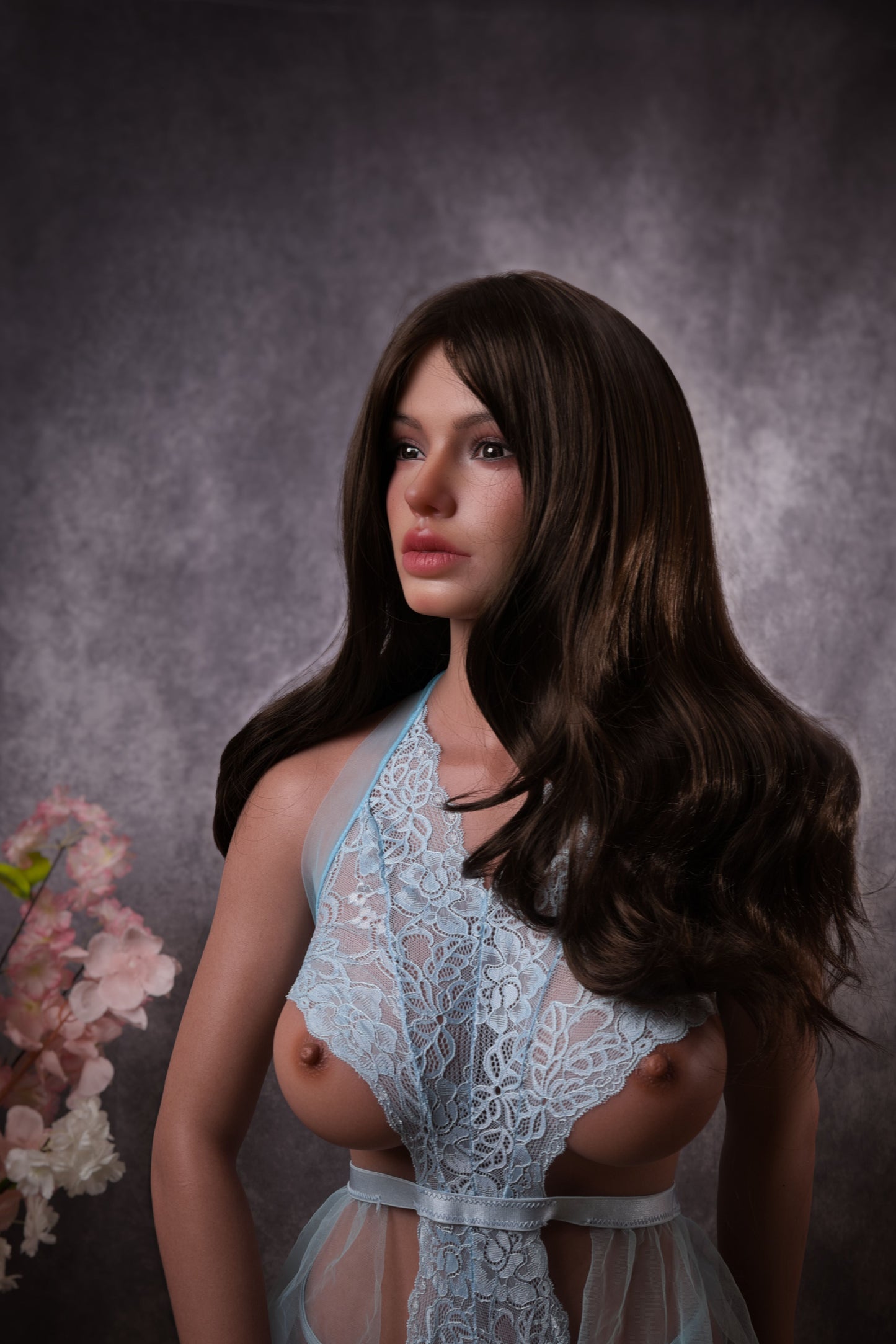 158cm/5ft2 F-cup Blonde Full Silicone Sex Doll - T41