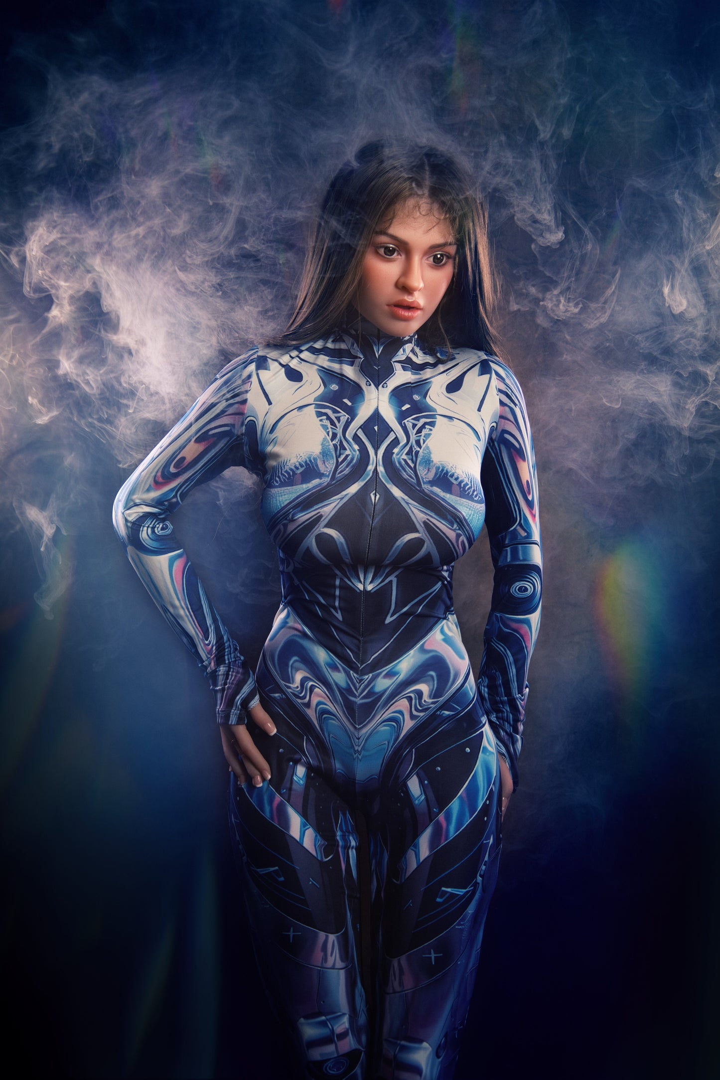 158cm/5ft2 F-cup Blonde Full Silicone Sex Doll - T41