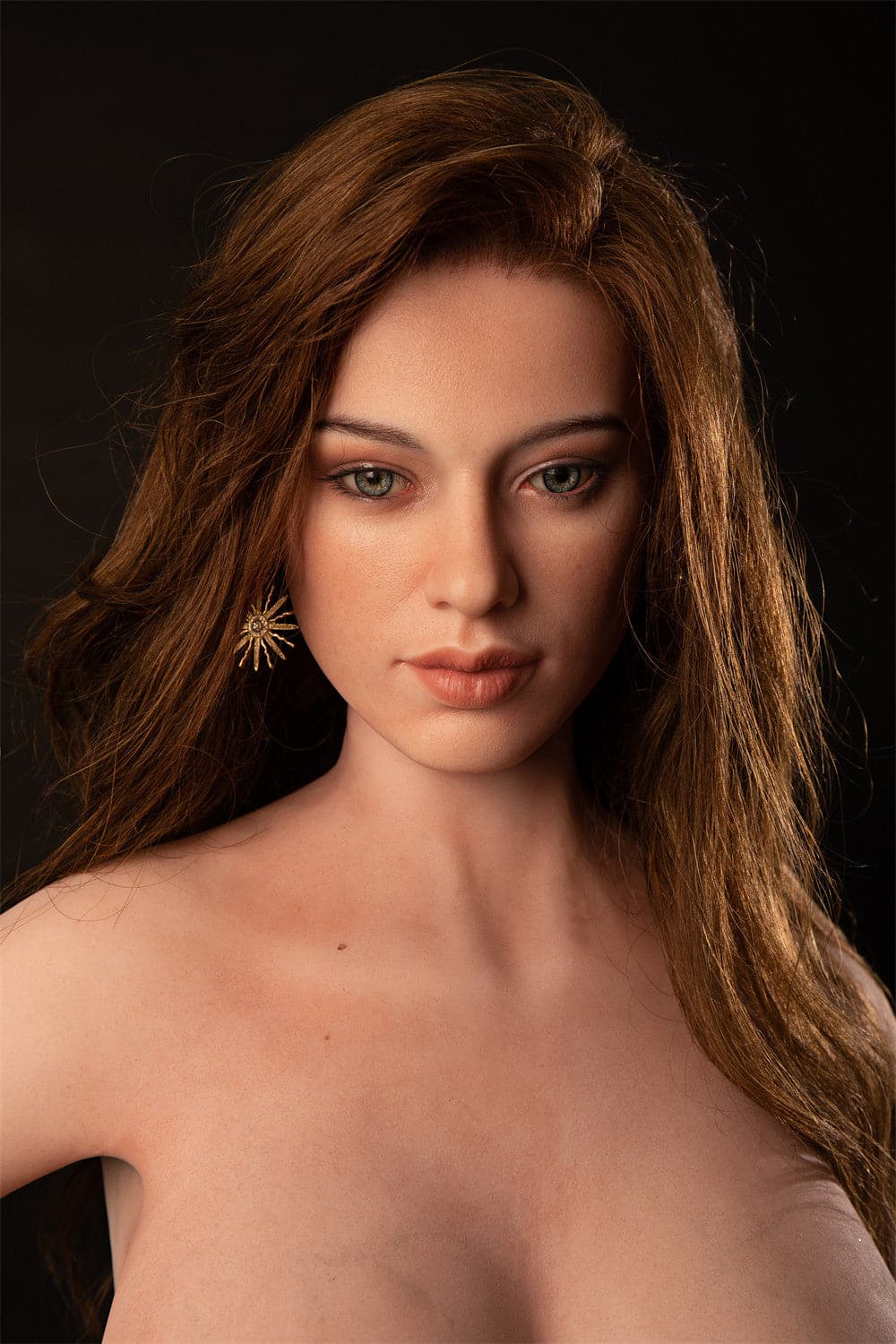 US In Stock - 156cm/5ft1 E-cup Big Breast Silicone Head Sex Doll – Emeline