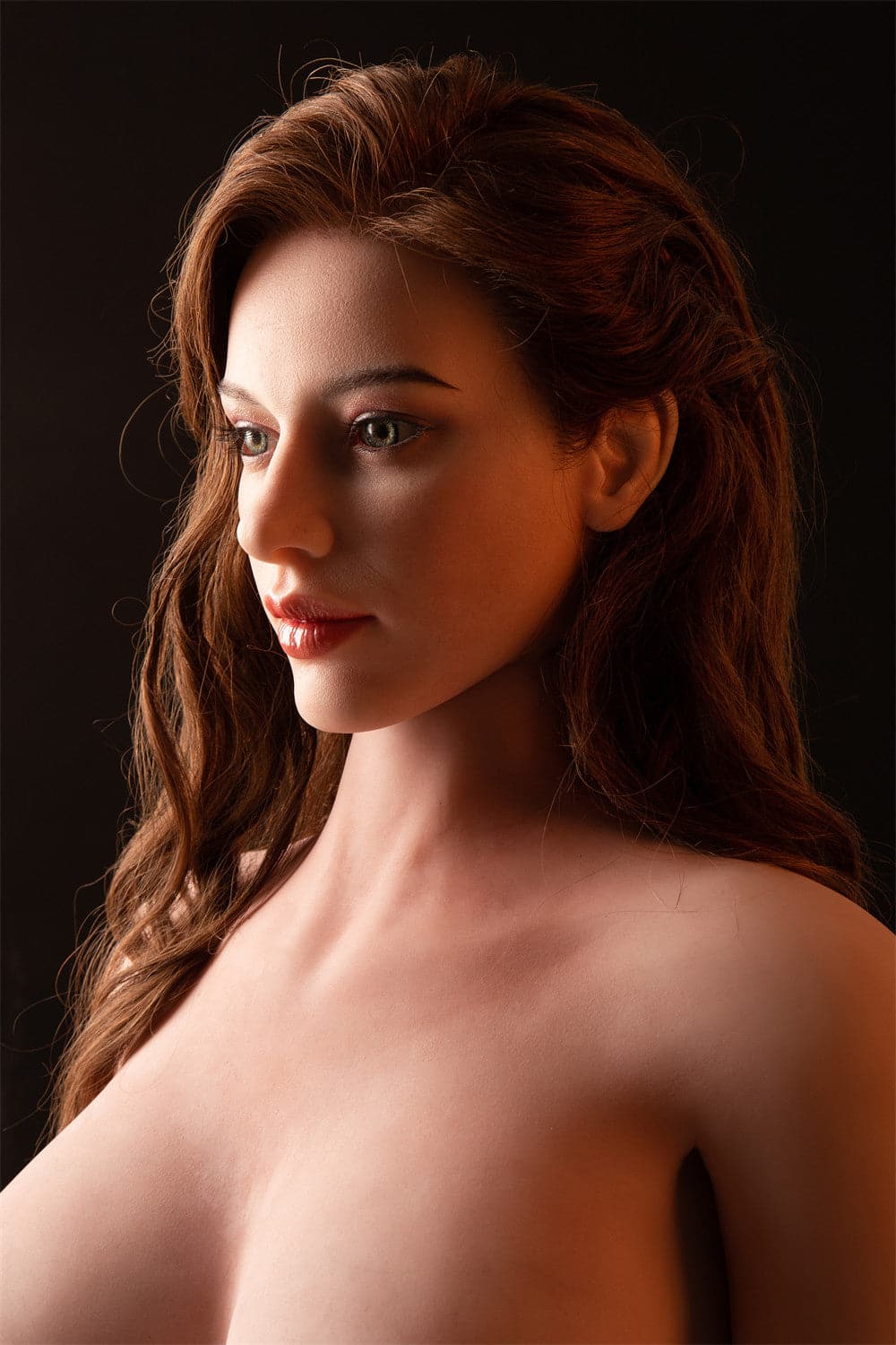 156cm/5ft1 E-cup Big Breast Silicone Head Sex Doll – Emeline