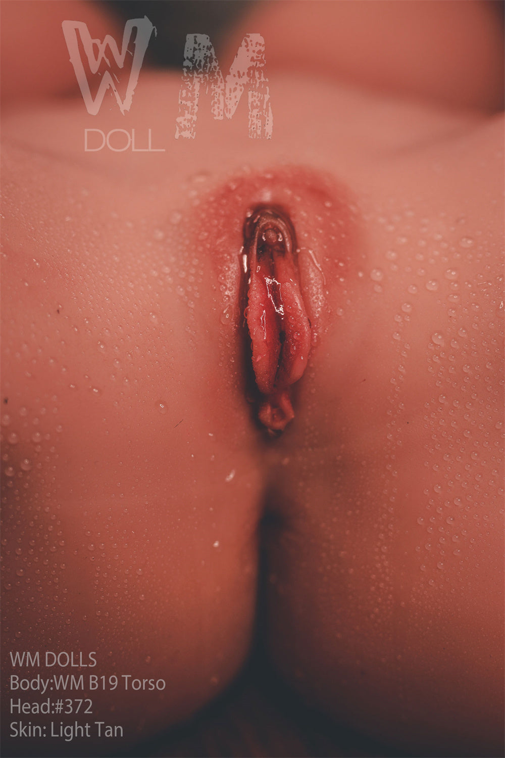 70cm/2ft4 Big Boobs Fuckable Tits Torso TPE Sex Doll with #372 Head