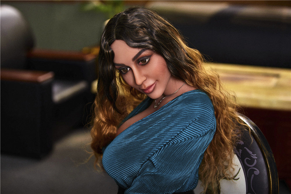 161cm/5ft3 F-Cup Busty TPE Sex Doll with #77 Head - Christel