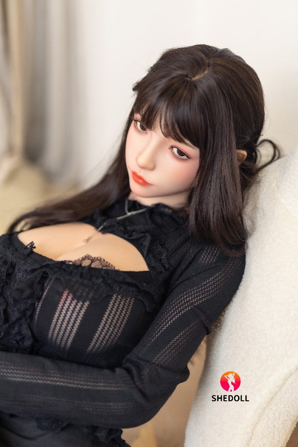 163cm/5ft4 H-cup Silicone Head Chinese Sex Doll - Qiangwei