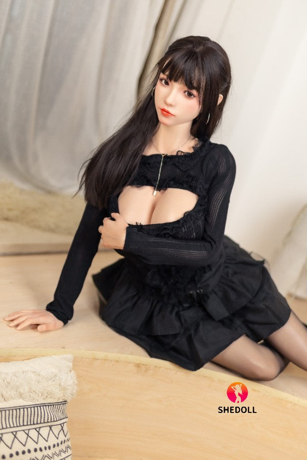 163cm/5ft4 H-cup Silicone Head Chinese Sex Doll - Qiangwei