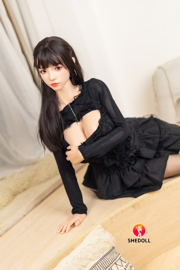 163cm/5ft4 H-cup Silicone Head Chinese Sex Doll - Qiangwei