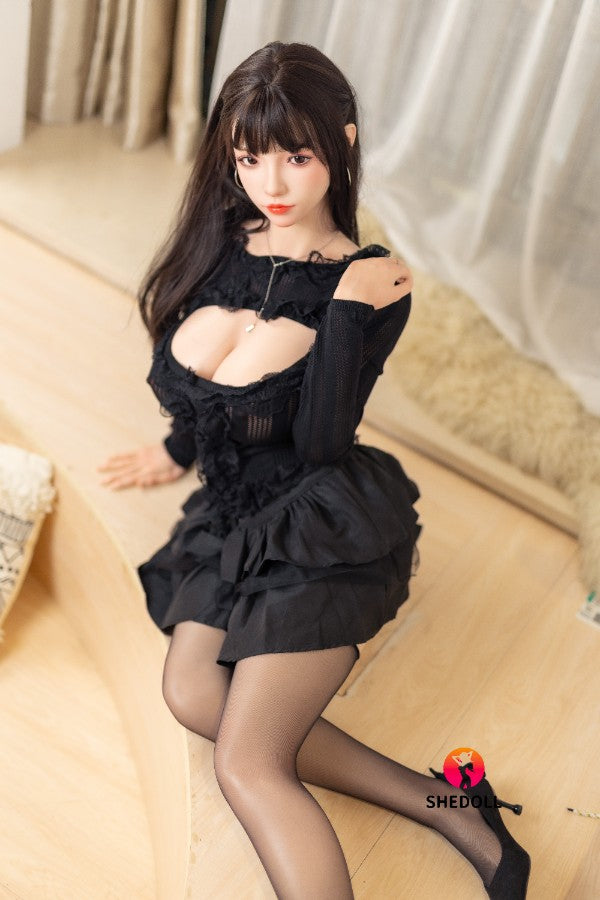 163cm/5ft4 H-cup Silicone Head Chinese Sex Doll - Qiangwei