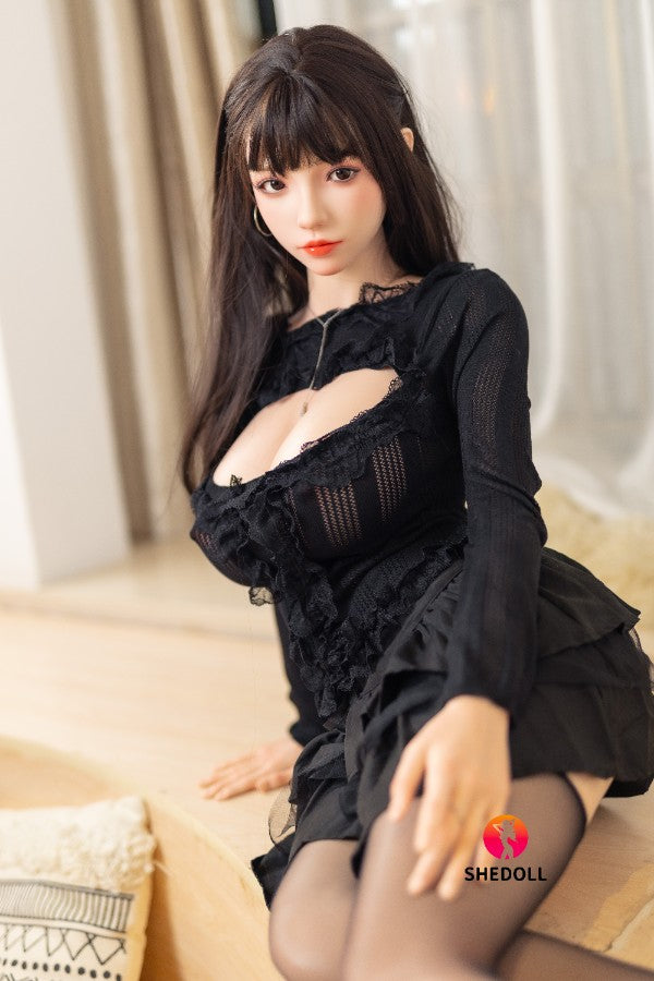163cm/5ft4 H-cup Silicone Head Chinese Sex Doll - Qiangwei
