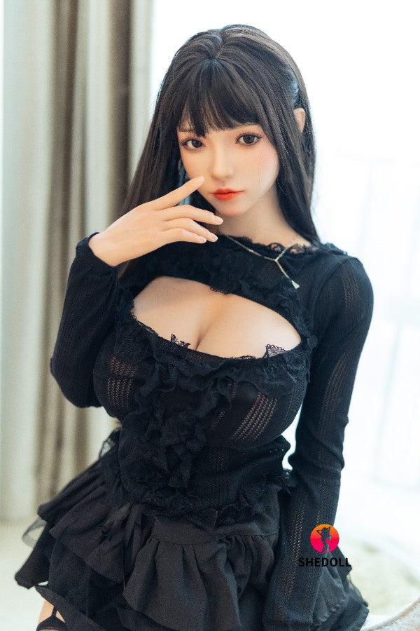163cm/5ft4 H-cup Silicone Head Chinese Sex Doll - Qiangwei