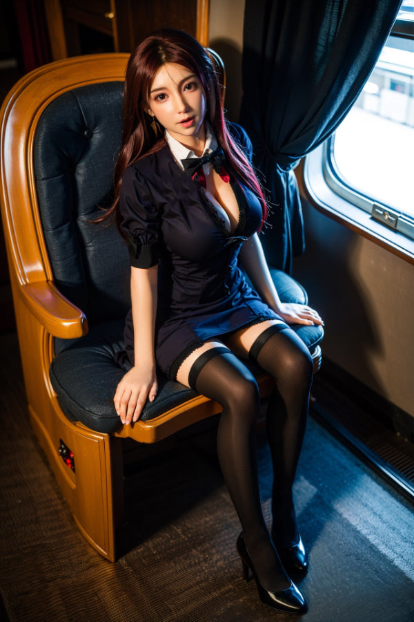 165cm/5ft5 D-cup Full Silicone Cute Asian Sex Doll - #543