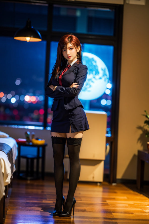 165cm/5ft5 D-cup Full Silicone Cute Asian Sex Doll - #543