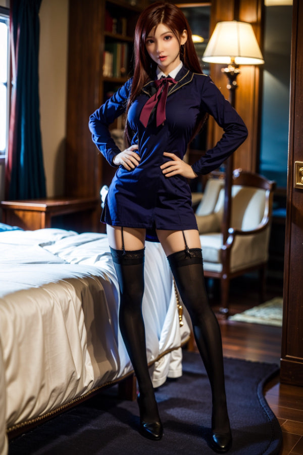 165cm/5ft5 D-cup Full Silicone Cute Asian Sex Doll - #543