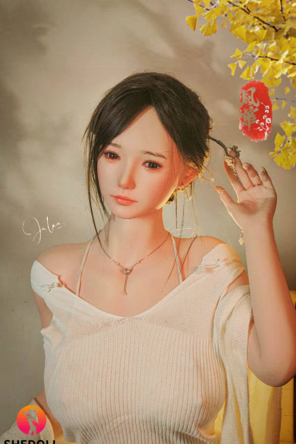 165cm/5ft5 E-cup Silicone Head Sex Doll - Achu 1.0