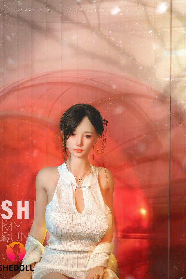 165cm/5ft5 E-cup Silicone Head Sex Doll - Achu 1.0