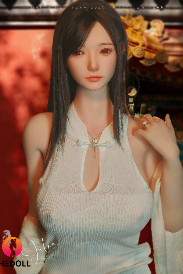 165cm/5ft5 E-cup Silicone Head Sex Doll - Achu 1.0