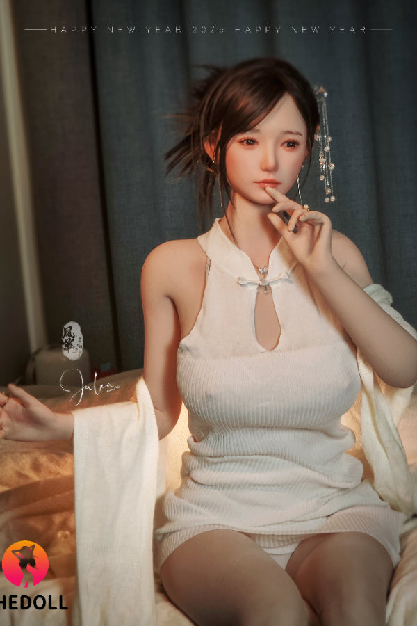 165cm/5ft5 E-cup Silicone Head Sex Doll - Achu 1.0