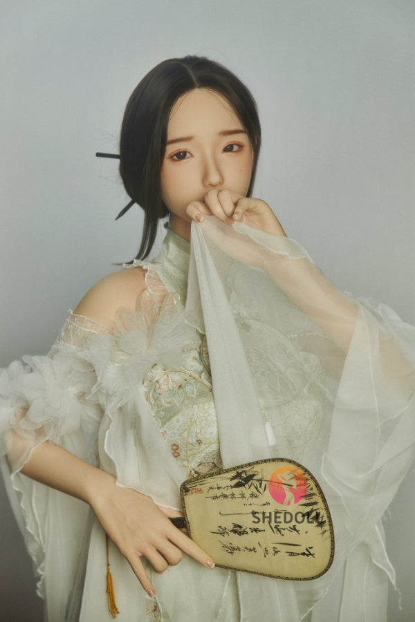 158cm/5ft C-cup Silicone Head Sex Doll - Chulin