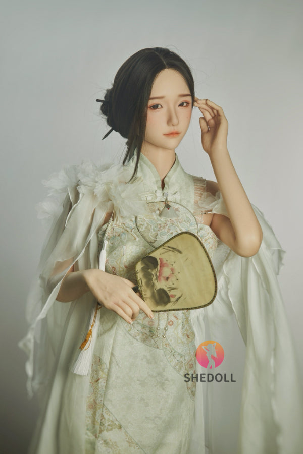158cm/5ft C-cup Silicone Head Sex Doll - Chulin
