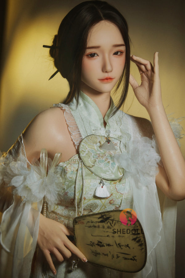 158cm/5ft C-cup Silicone Head Sex Doll - Chulin