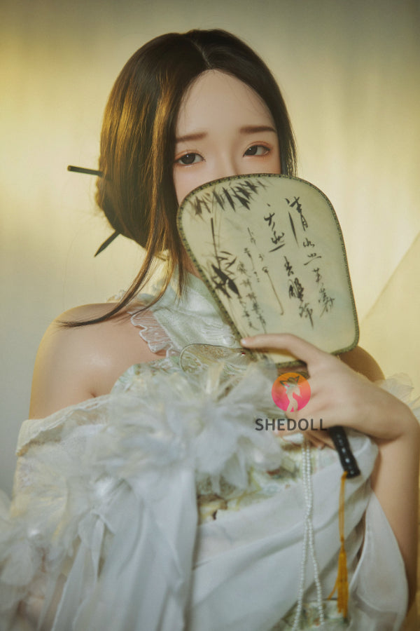 158cm/5ft C-cup Silicone Head Sex Doll - Chulin