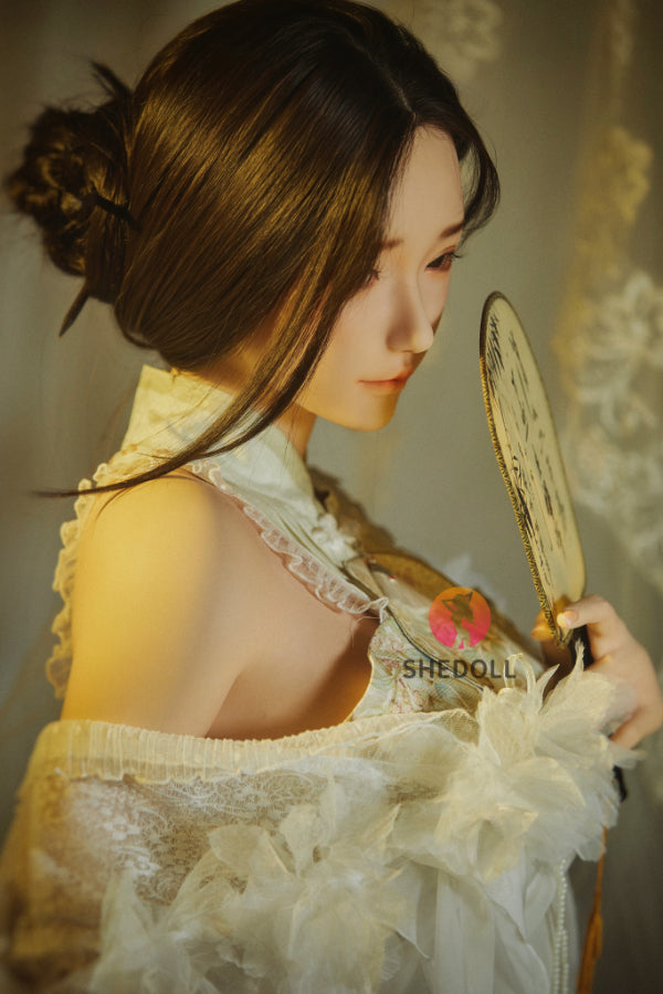 158cm/5ft C-cup Silicone Head Sex Doll - Chulin