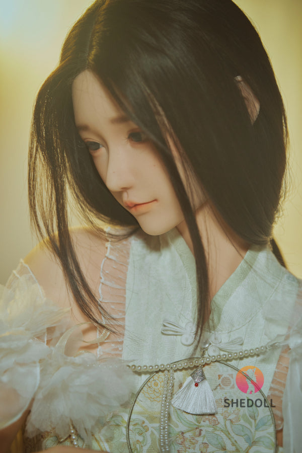 158cm/5ft C-cup Silicone Head Sex Doll - Chulin