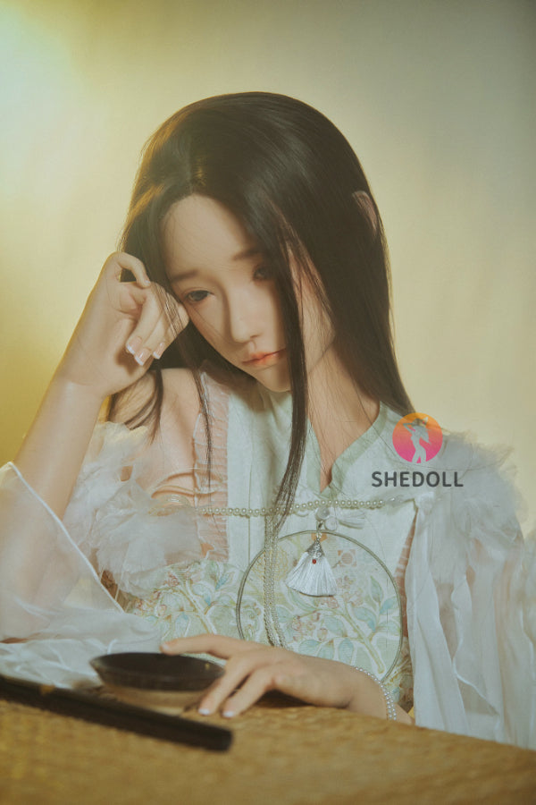 158cm/5ft C-cup Silicone Head Sex Doll - Chulin