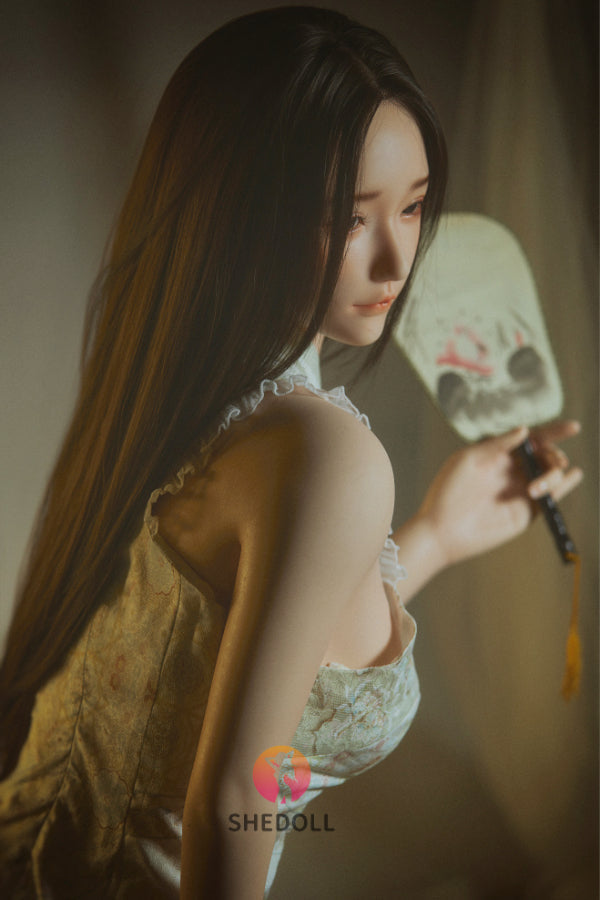 158cm/5ft C-cup Silicone Head Sex Doll - Chulin