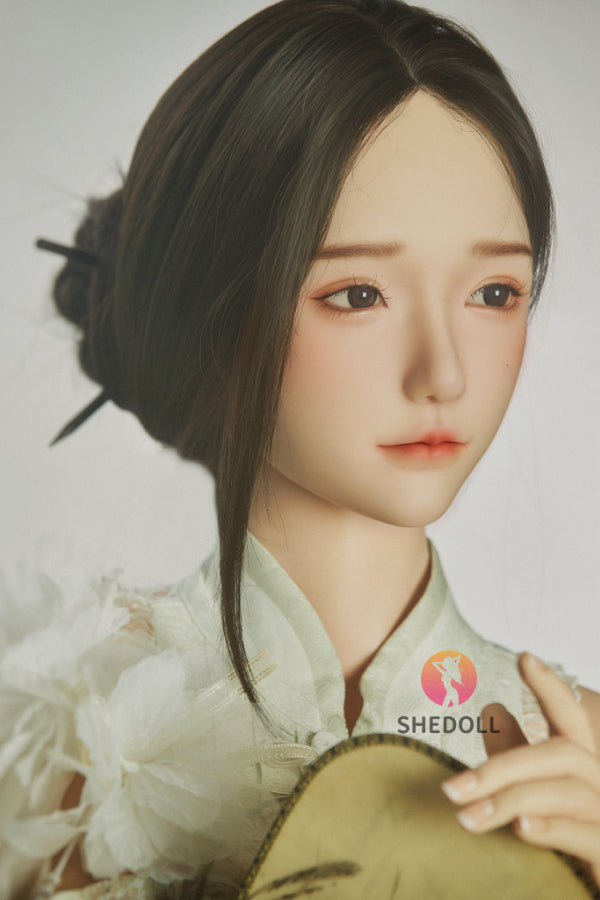 158cm/5ft C-cup Silicone Head Sex Doll - Chulin