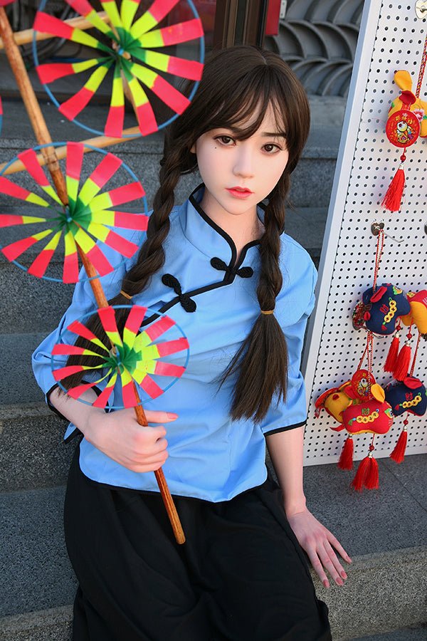 158cm/5ft2 B-cup Silicone Chinese Sex Doll - Qian
