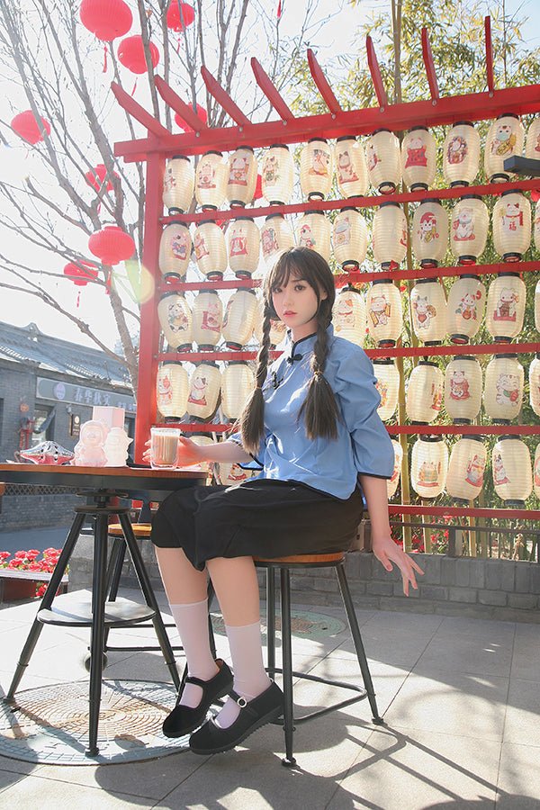 158cm/5ft2 B-cup Silicone Chinese Sex Doll - Qian