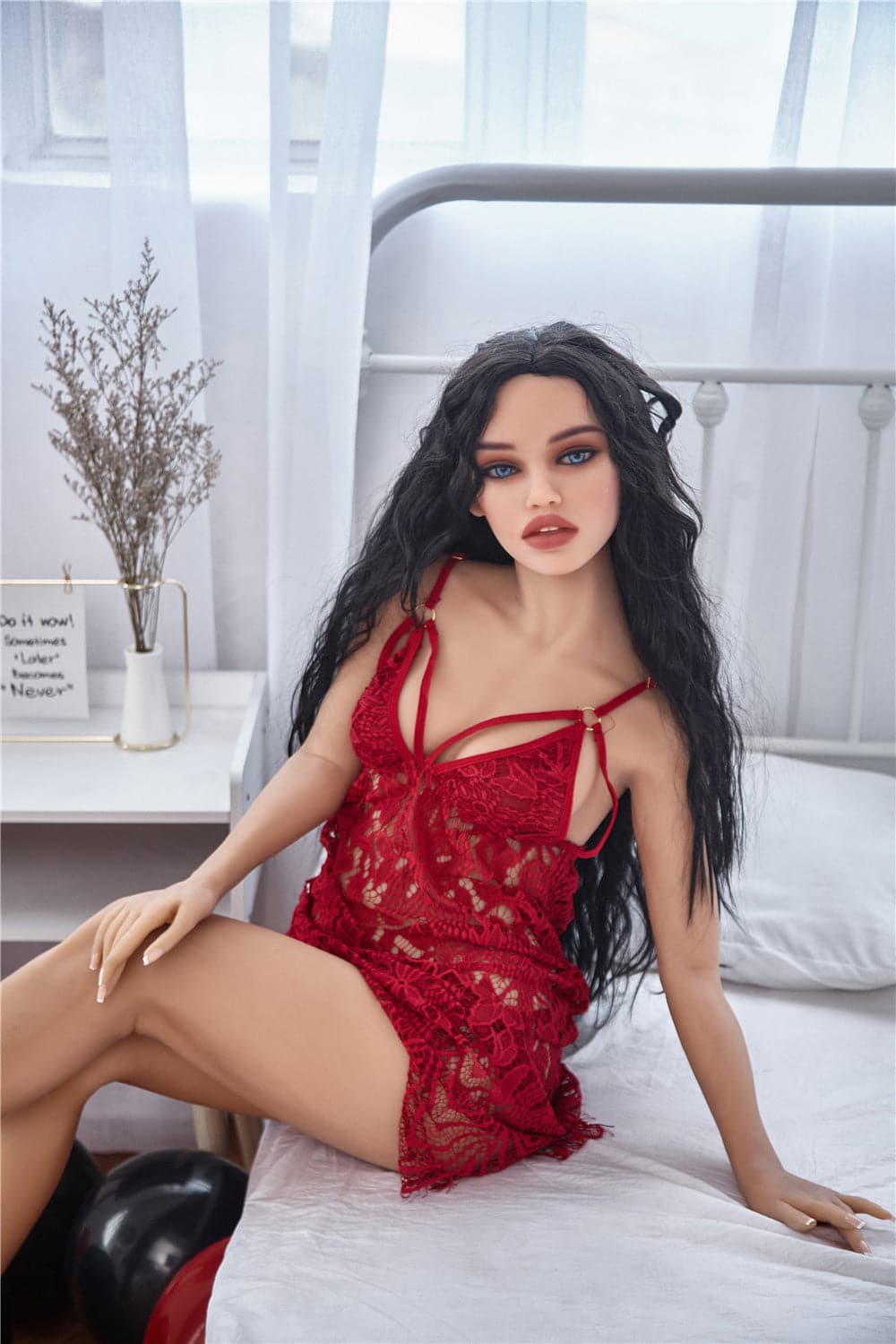 150cm/4ft11 B-Cup Latina Skinny TPE Sex Doll with #56 Head